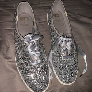 Silver Glitter Limited Edition keds x kate spade